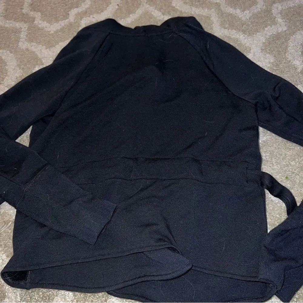Athleta size XS Black Hooded Jacket - Picture 6 of 6